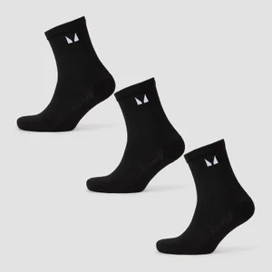 Meias de Corrida da MP (3 un.) - Preto - Size UK 2-5