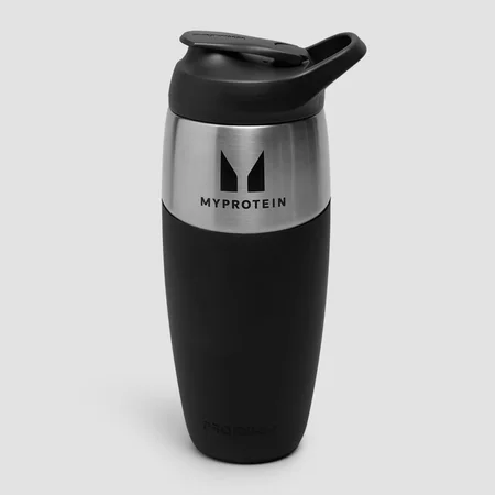 Garrafa de Metal de Parede Simples Myprotein x Promixx 950ml - Preto Stealth