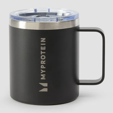 Copo de Café de Metal Reciclado de 350 ml da Myprotein - Preto