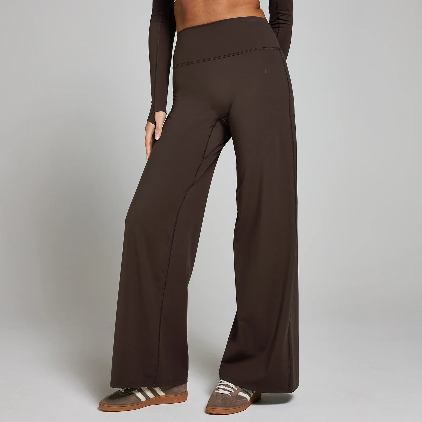 Leggings MP Tempo Wide Leg para Mulher - Cacau - XS Imagem 1