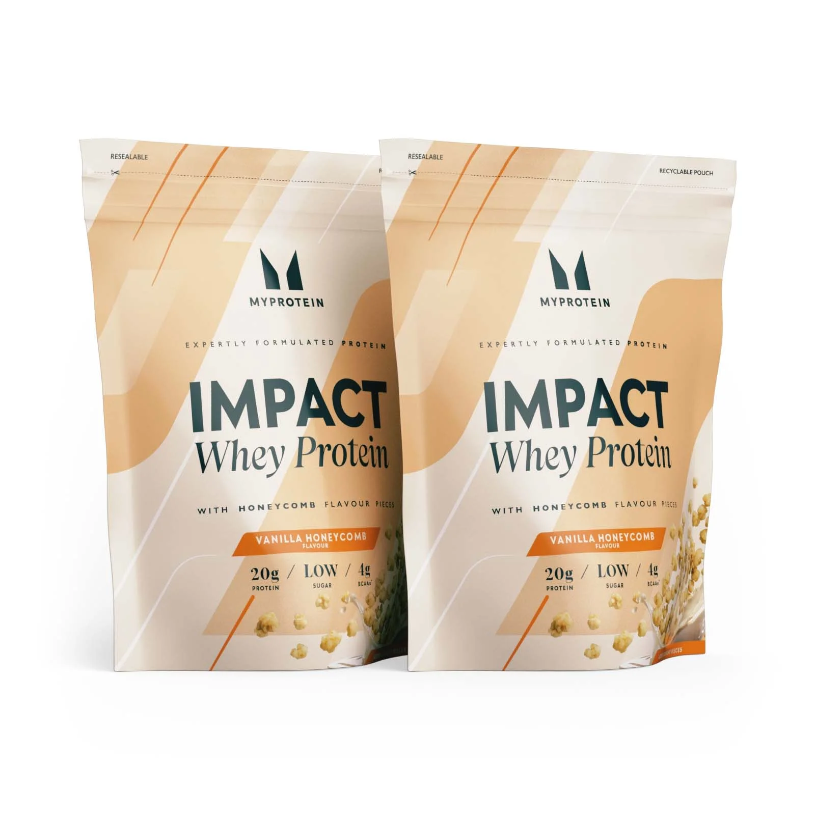 Impact Whey Protein - 1.92kg - 64servings - Baunilha e Mel com Pedaços de Bolacha Crocantes Imagem 1
