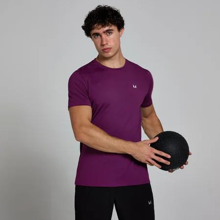 T-shirt em Grelha Active da MP para Homem - Plum