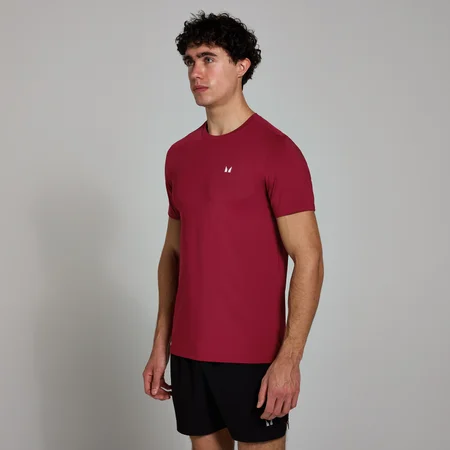 T-shirt em Grelha Active da MP para Homem - Deep Red