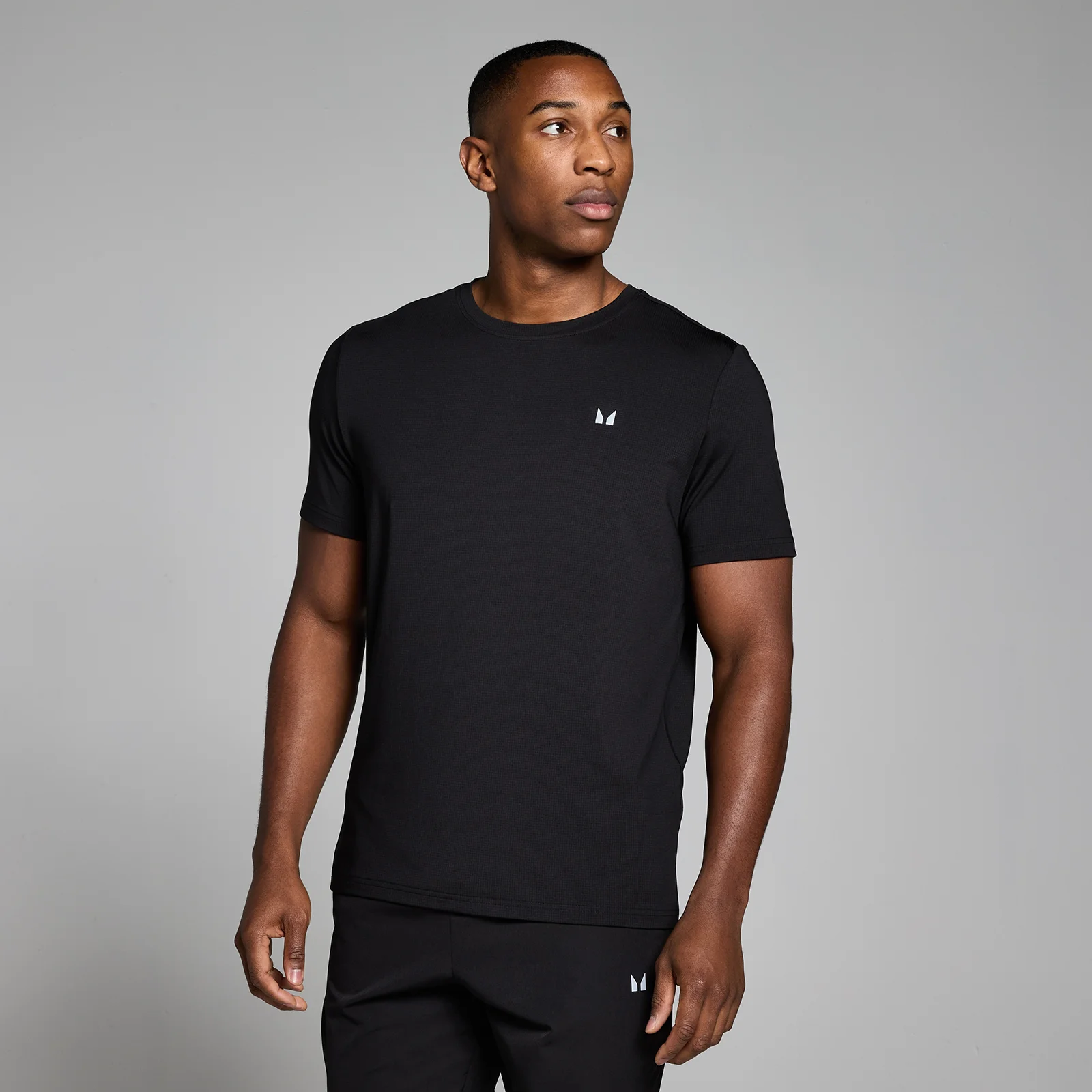 T-Shirt Active Quadriculada Masculina MP - Preto - XS Imagem 1
