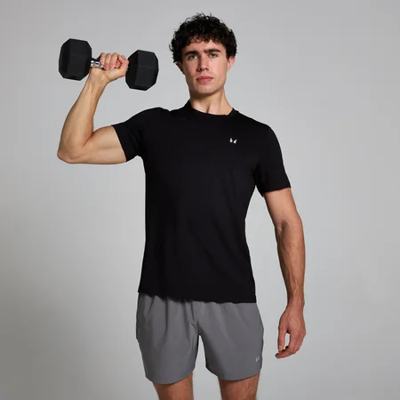 T-shirt em Grelha Active da MP para Homem - Preto