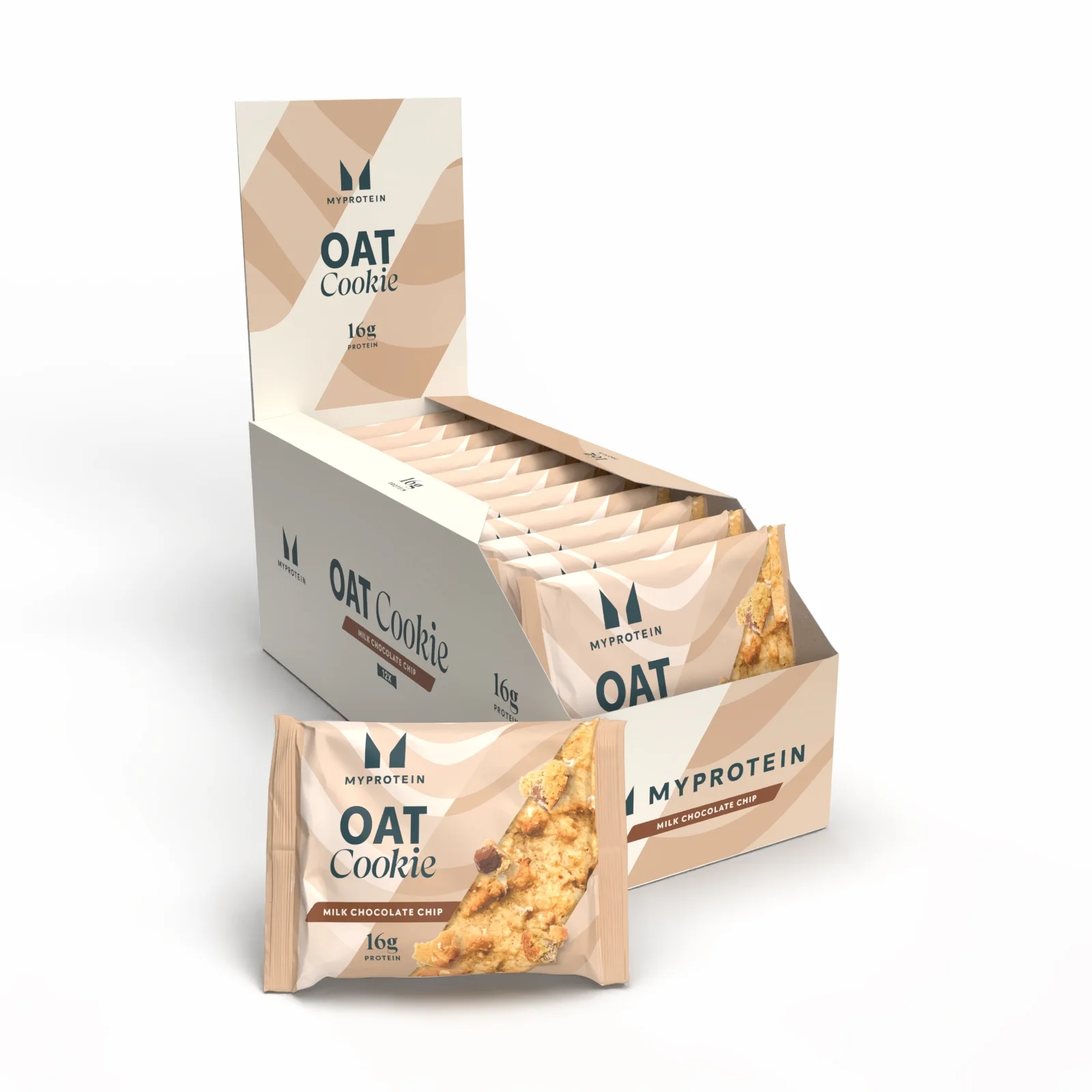 Baked Cookie Proteico - 12 x 65g - Milk Chocolate Chip (Oat) Imagem 1