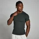T-shirt Canelada de Corte Justo Origin da MP para Homem - Preto lavado