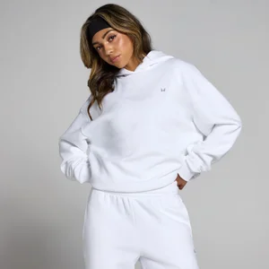 Sweat com Capuz Oversized Basics da MP para Senhora - Branco - Size XXS