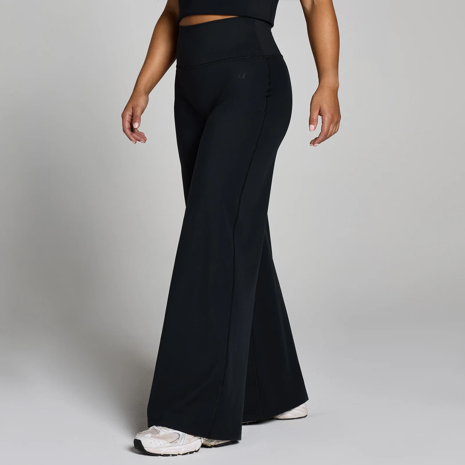 Calças Tempo Petite Femininas MP com perna larga - Preto - XS Imagem 1