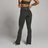 Leggings Tempo Femininas Sem Costuras de Perna Alargada MP - Cinzento Noturno
