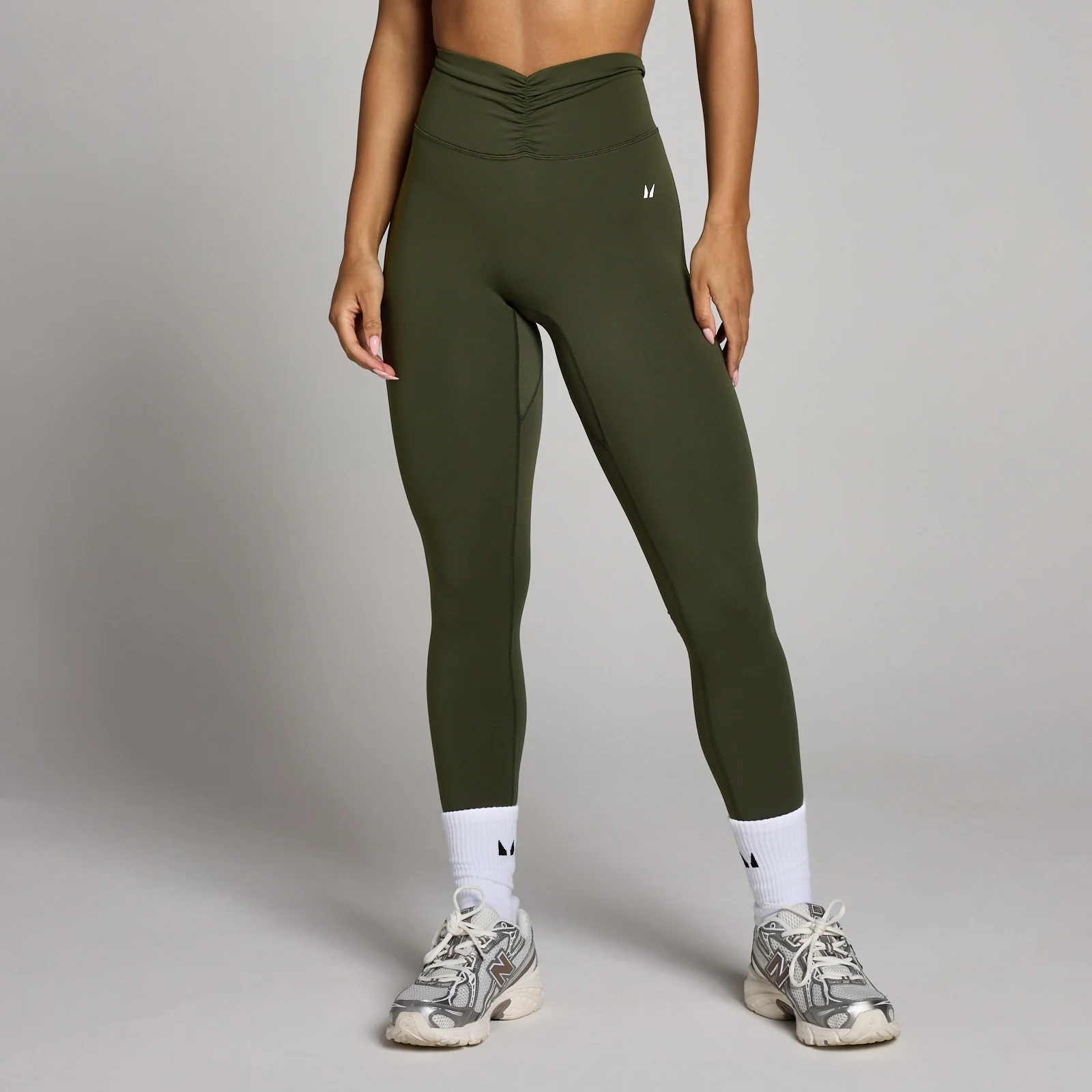 Leggings Femininas Tempo de Cintura Descida MP - Verde Floresta - S Imagem 1
