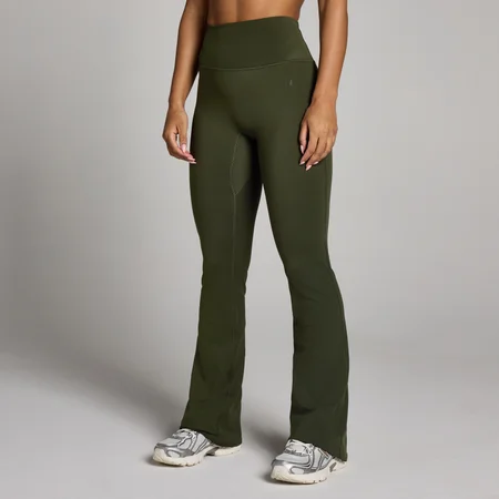 Leggings Femininas Tempo de Perna Alargada MP - Verde Floresta