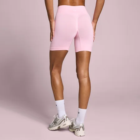 Calções Femininos Tempo Seamless Scrunch MP - Rosa Claro