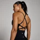 Top Feminino Tempo Seamless Strappy MP - Preto