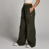 Calças de Fato de Treino Femininas MP Tecido - Verde Floresta
