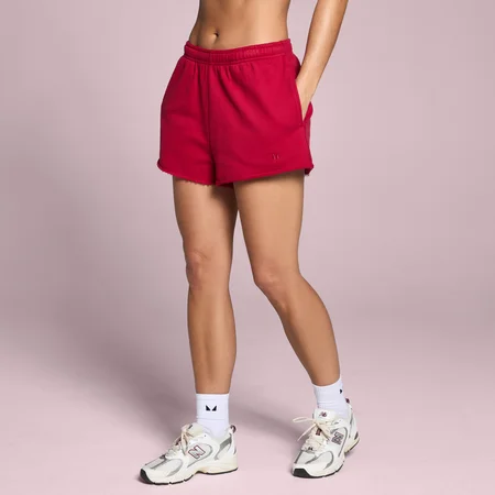 Calções de Fato de Treino Femininos MP Lifestyle - Vermelho Rosa