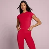 T-Shirt Feminina Tempo Body Fit de Manga Curta MP - Vermelho Rosa