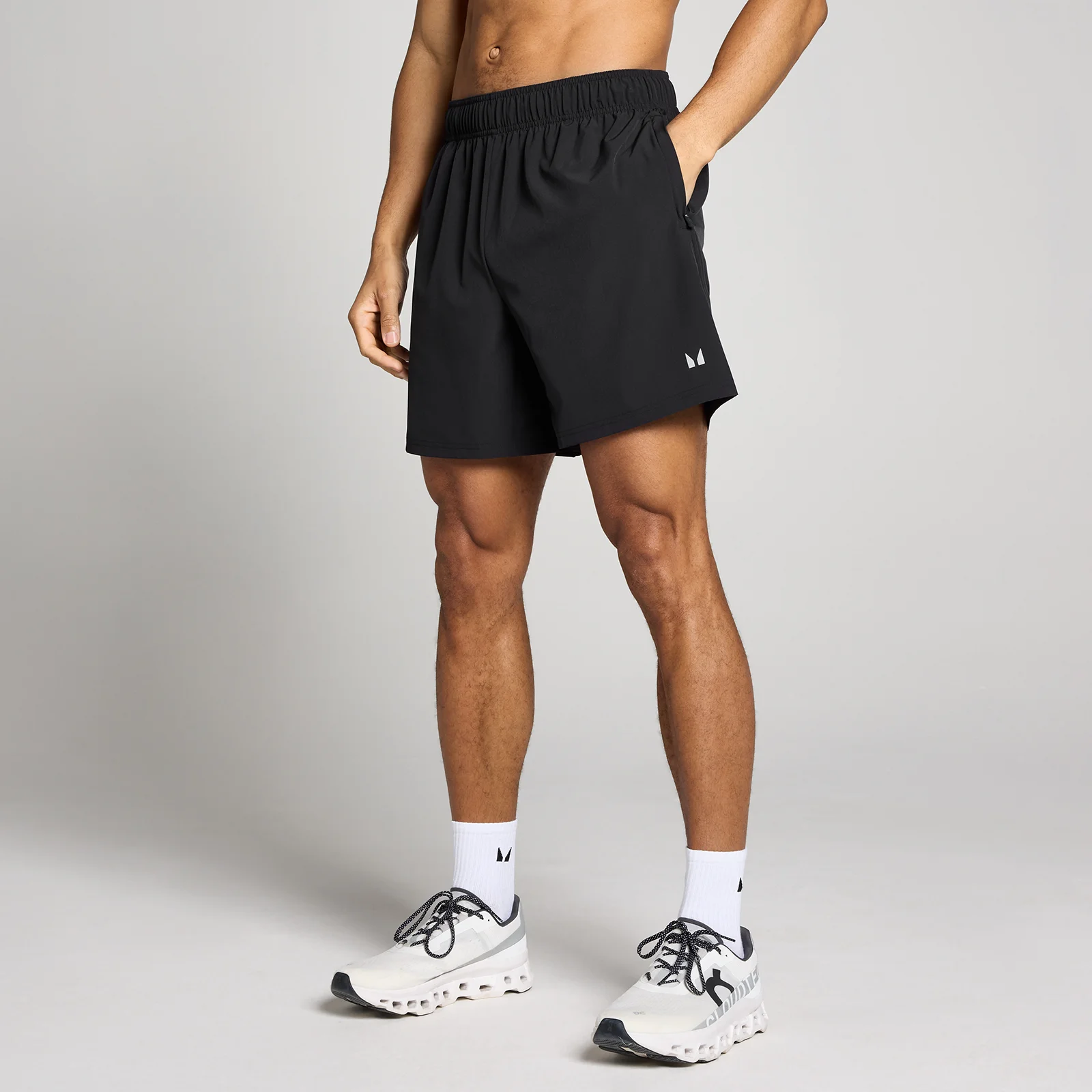 Calções de Treino de Tecido MP Masculinos 7" - Preto - M Imagem 1