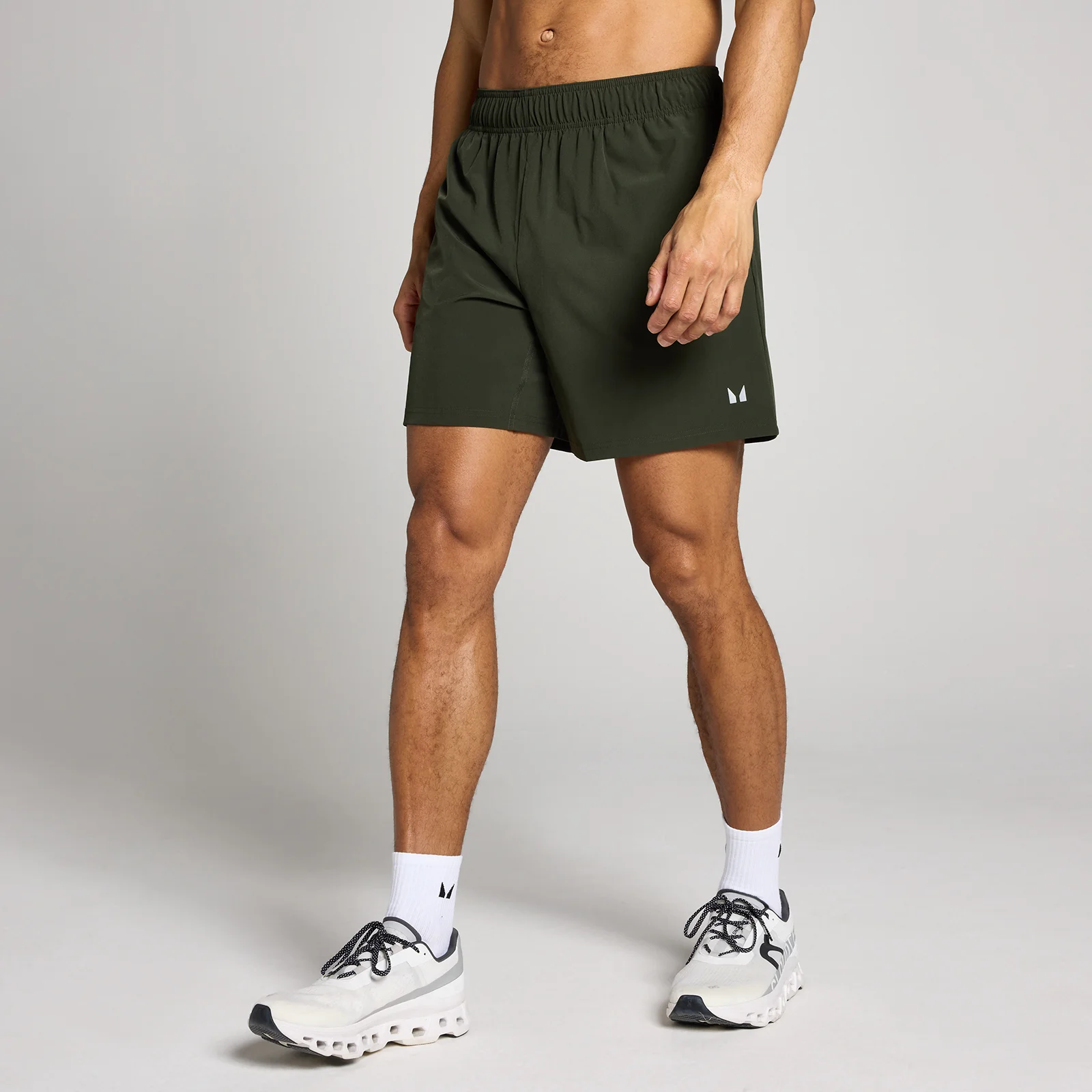 Calções de Treino de Tecido MP Masculinos 7" - Verde Floresta - XS Imagem 1