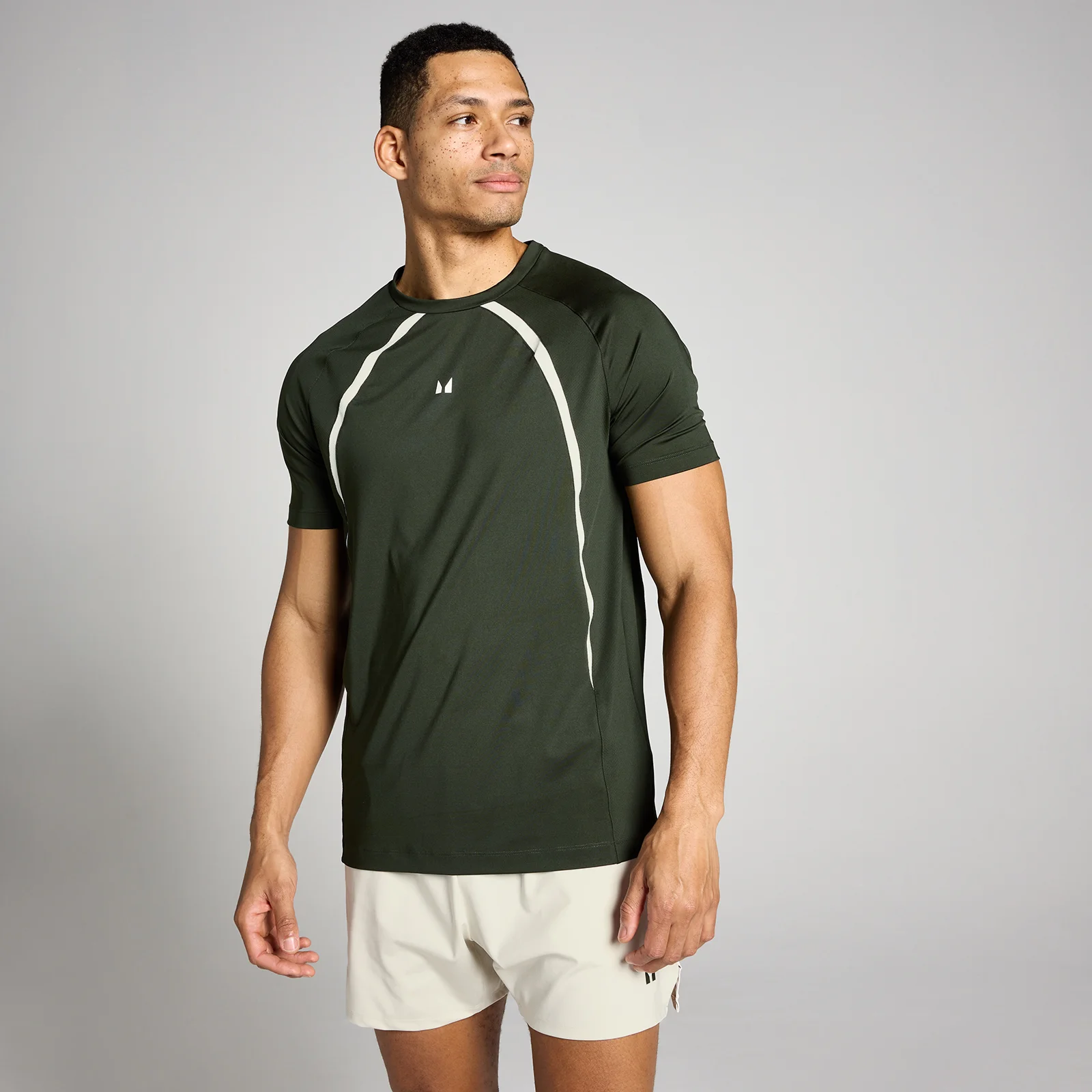 T-Shirt MP Tempo Panel Masculina - Verde floresta - XXXL Imagem 1