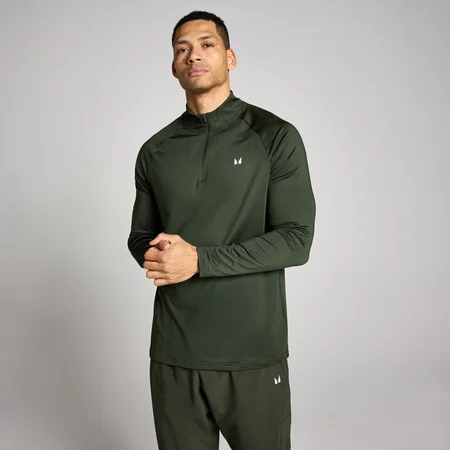 MP Training 1/4 Zip Masculino - Verde floresta