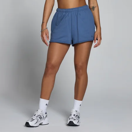 Calções de Moletom Leves Loopback MP Mulher - Azul Ardósia