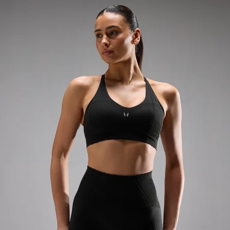 Sutiã desportivo Tempo Ultra sem costuras MP para mulher - Preto