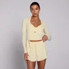 Top Curto Envolvente Tempo Feminina MP - Butter