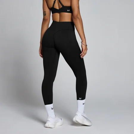 Leggings Femininas Tempo Seamless de Cintura Média MP - Preto