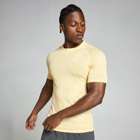 T-Shirt MP Tempo Pillar Graphic Seamless para Homem - Manteiga