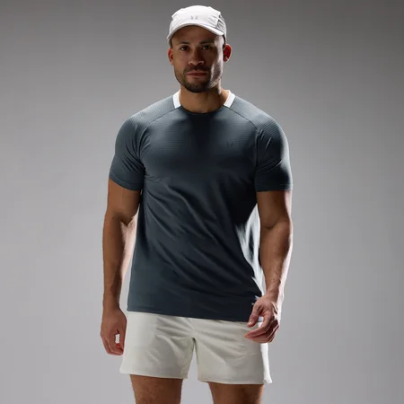 T-Shirt de Treino Ultra Gridded MP Homem - Cinzento Anchor