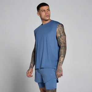 Camisola de Alças Hybrid Oversize de Malha MP Homem - Azul Ardósia - Size S
