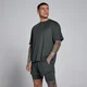 T-shirt Híbrida Oversize em Malha MP Homem - Preto Lavado