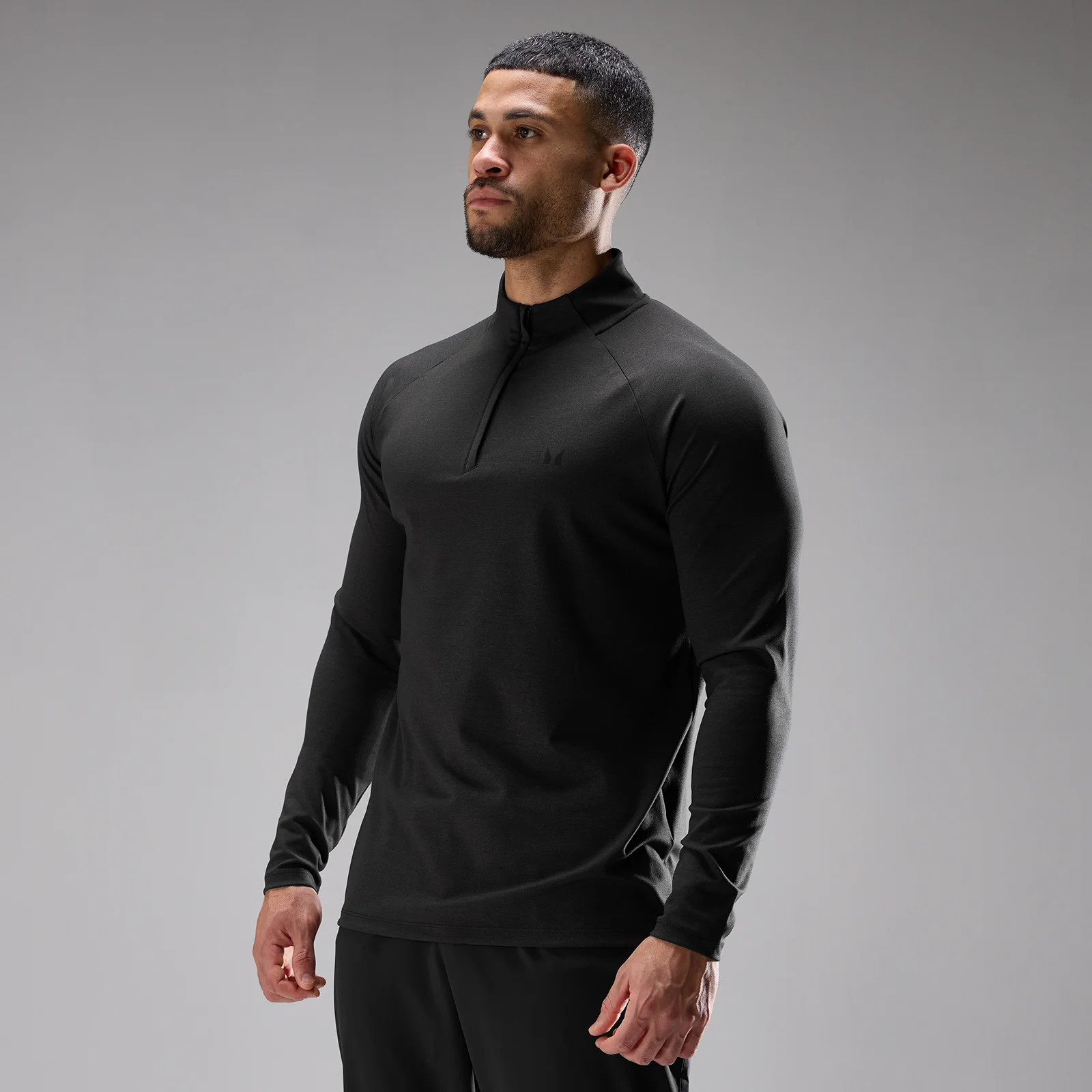 Camisola de Treino Ultra Jersey 1/4 Fecho MP Homem - Preto - M Imagem 1