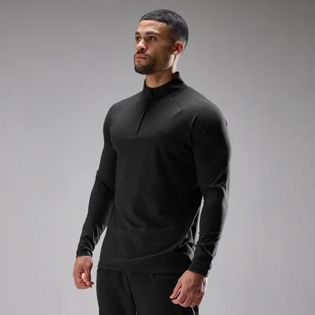 Camisola de Treino Ultra Jersey 1/4 Fecho MP Homem - Preto