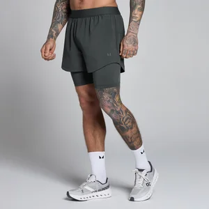 Calções Hybrid 5" 2-em-1 MP Masculinos - Preto Lavado - Size M