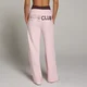 Calças de Fato de Treino Femininas Perna Reta Move Club Graphic Lightweight Loopback MP - Blush