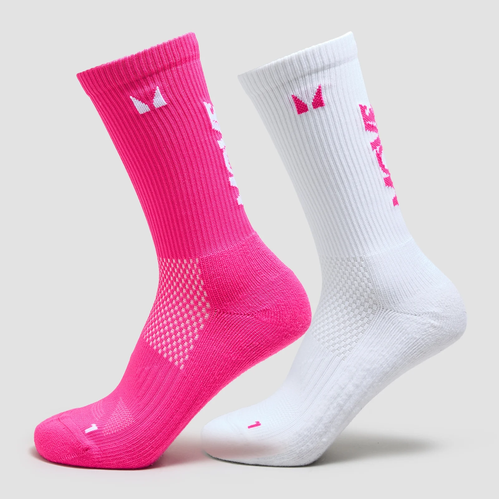Meias de Corrida MP Move Club (pack de 2) - Rosa Chiclete - UK 2-5 Imagem 1