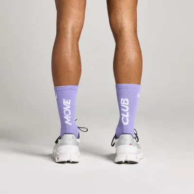 Meias de Corrida MP Move Club (pack de 2) - Uva Esbatida - UK 6-8 Imagem 6