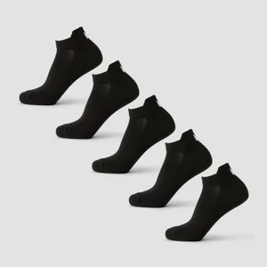 Meias de Treino Unissex MP (Pack de 5) - Preto - Size UK 9-11