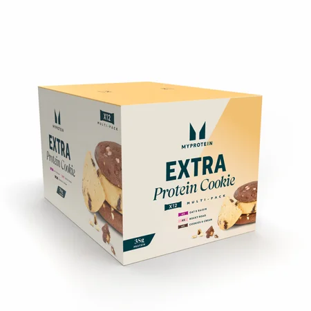 Myprotein Extra Protein Cookie, Variety Box | 12 Cookies