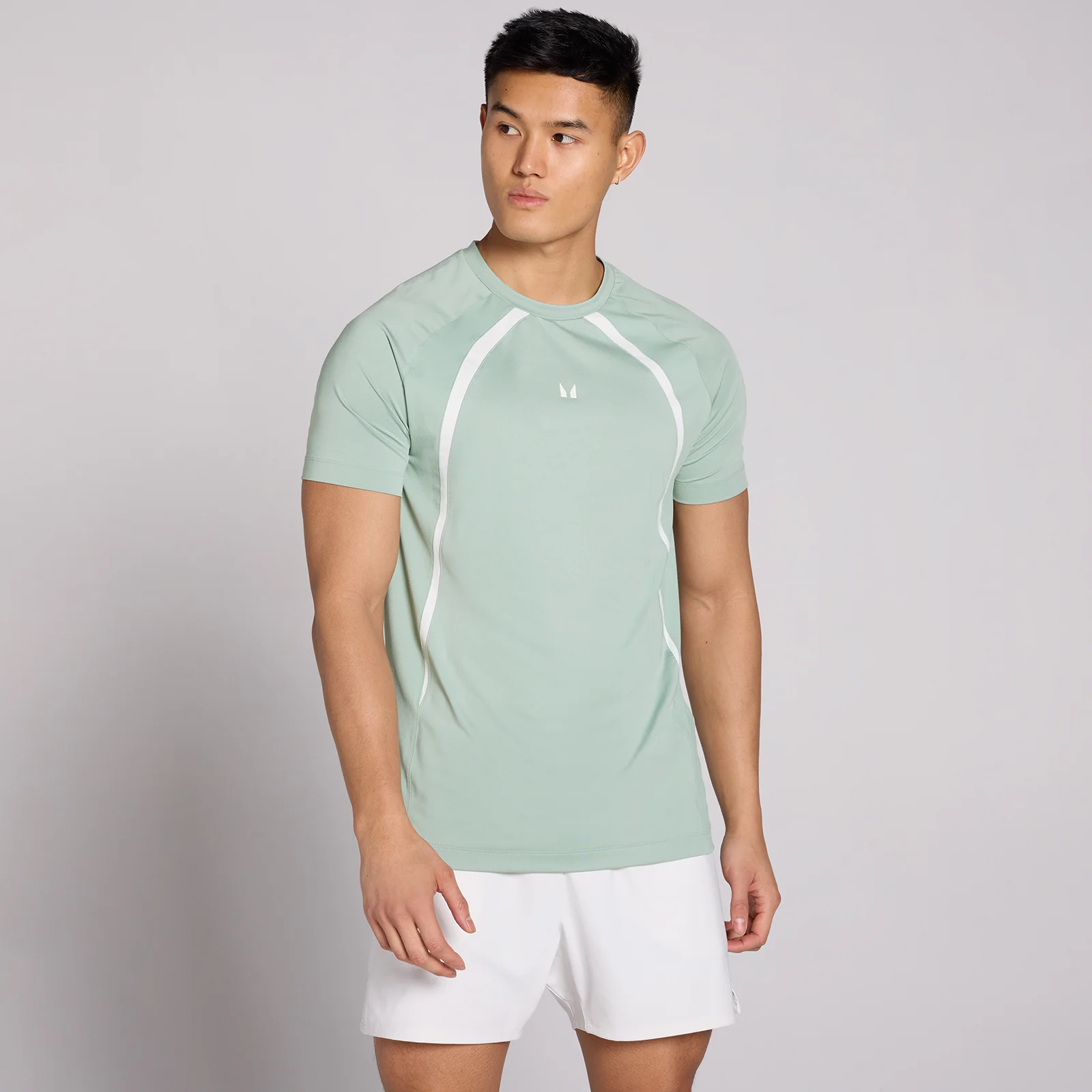 T-Shirt com Painéis Tempo Masculina MP - Eucalipto - XS Imagem 1