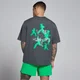 T-Shirt Velocity Gráfica em Algodão Modal Masculina MP - Cinzento Escuro / Verde