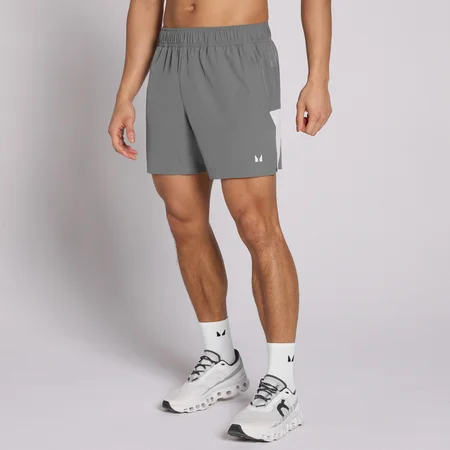 Calções de Treino MP Men's Active Training 5" com Bolsos - Cinzento Aço