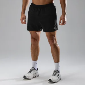 Calções Masculinos Velocity Ultra 5" 2 em 1 Malha MP - Preto - Size S