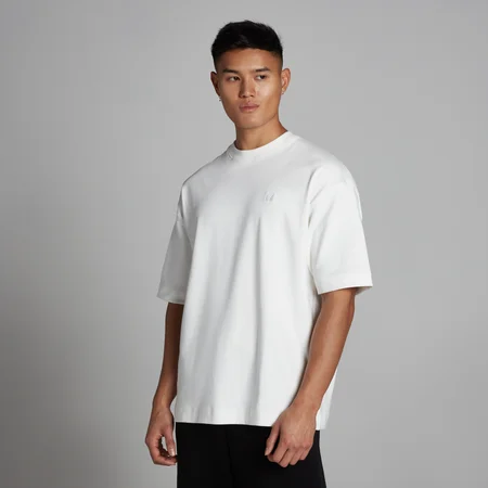 T-Shirt Masculina Algodão Ajuste Largo MP - Branco
