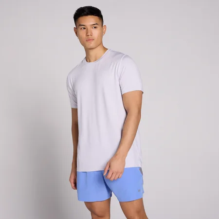 T-Shirt Tempo Mesclada MP Homem - Cinzento Lilás
