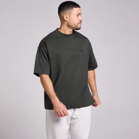 T-Shirt Oversize em Algodão MP Masculina - Preto Lavado