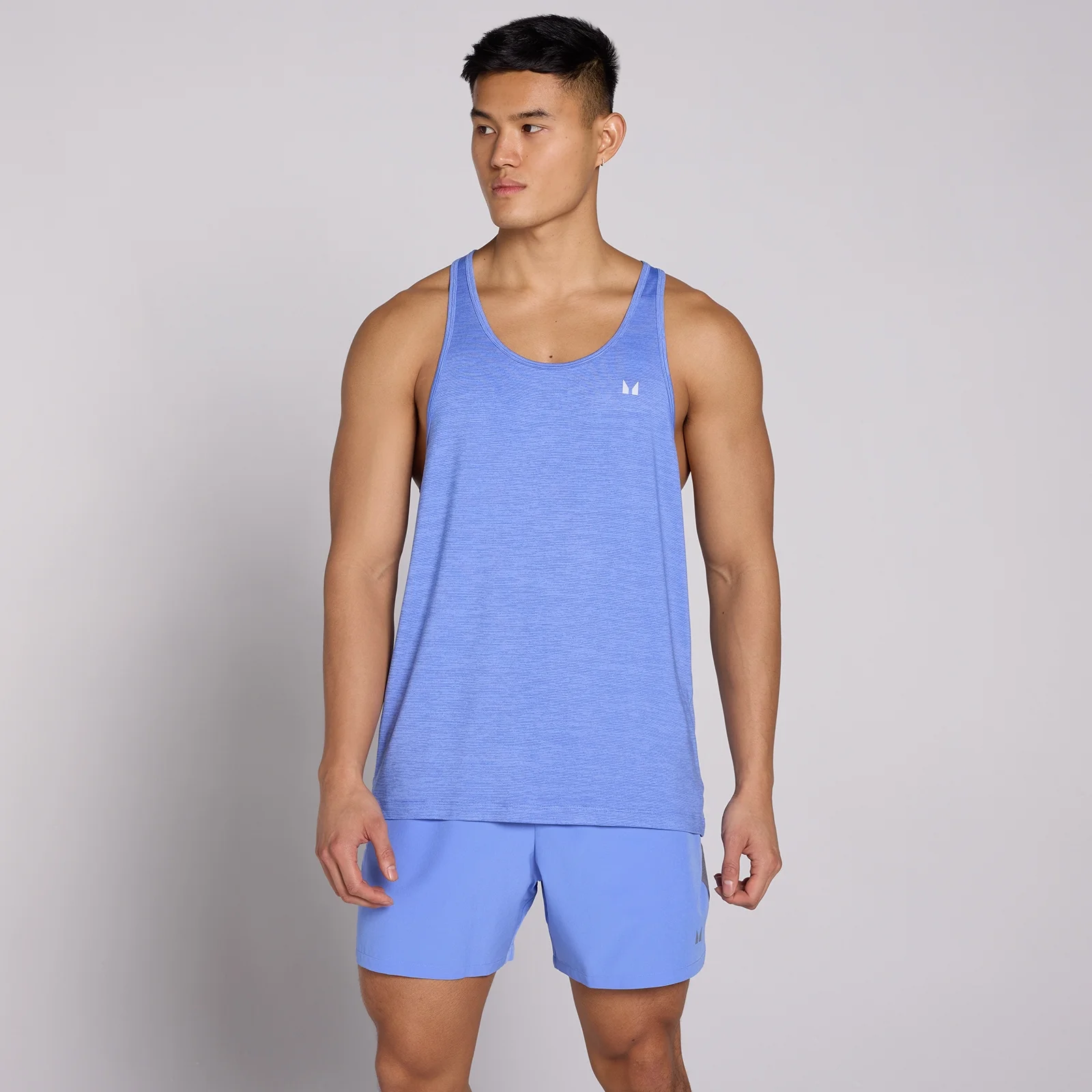 Camisola de Alças Tempo Mesclada MP Homem - Azul Centáurea - XXL Imagem 1