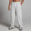 Calças de Fato de Treino Masculinas Rest Day Perna Reta MP - Cinzento Mesclado Claro